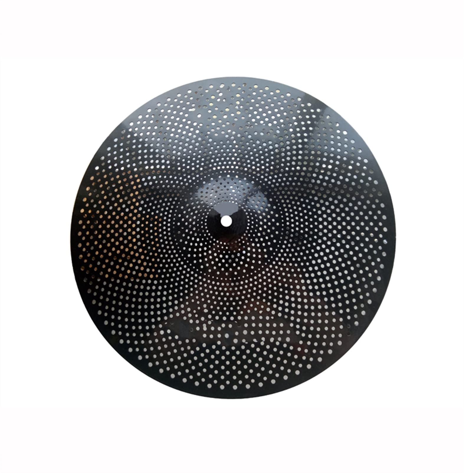 Hi-Hats Cymbal 5 Pieces Bajo Volumen 14 "Hi-Hat + 16" +18 "Crash +20" Ride + Bag Mute Cymbal para La Práctica (Color : Black)