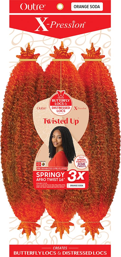Amazon.com : Outre X-Pression Synthetic Braid - 3X SPRINGY AFRO