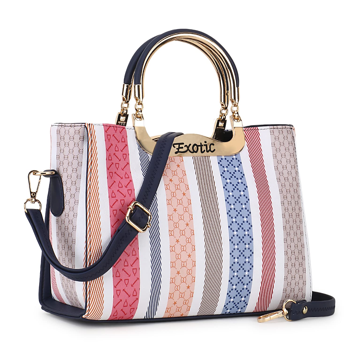 EXOTIC® Stripe Pattern Women Sling/Handbag