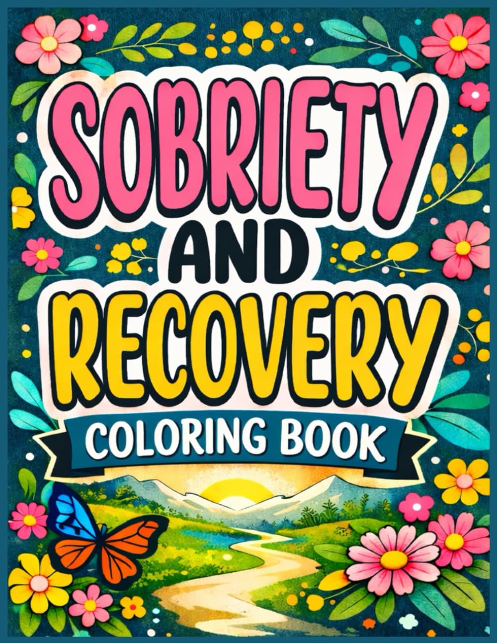 Sobriety And Recovery Coloring Book: 45 Fun And Humorous Coloring Pages for Adults in Recovery