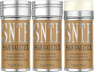 Hair Wax Stick for Smoothing Flyaways & Taming Frizz, 3PCS - New Upgrade Slick Stick for Wigs, Women & Baby Hair