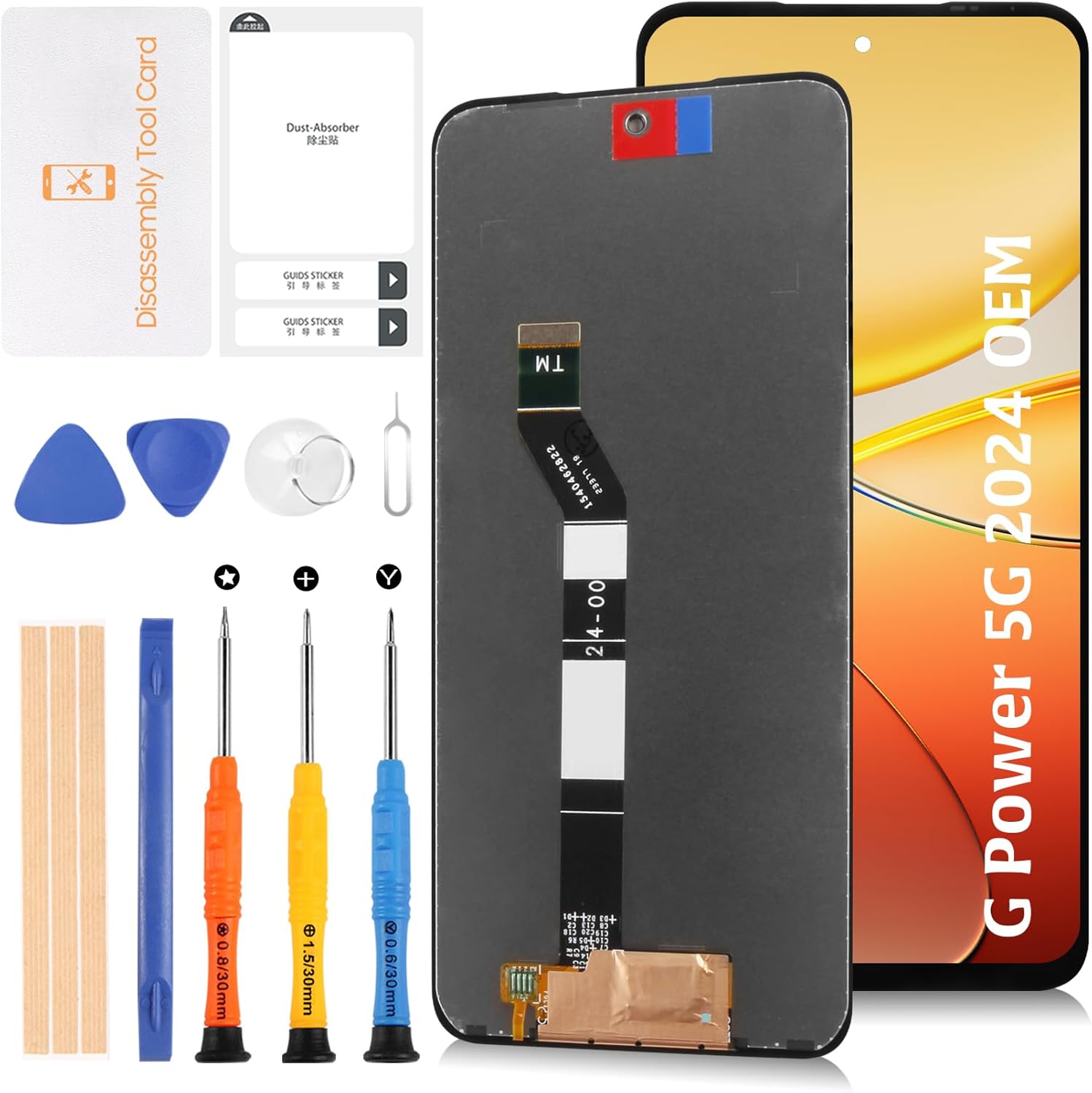 for Motorola Moto G Power 5G 2024 6.7" OEM LCD Screen Replacement LCD Display Touch Digitizer Screen Assembly XT2415 with Repair Tools