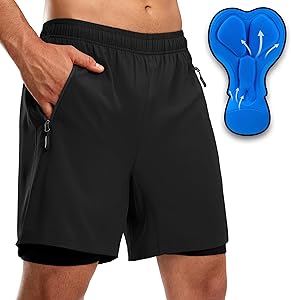Bikewa 3D Padded Loose-fit Shorts