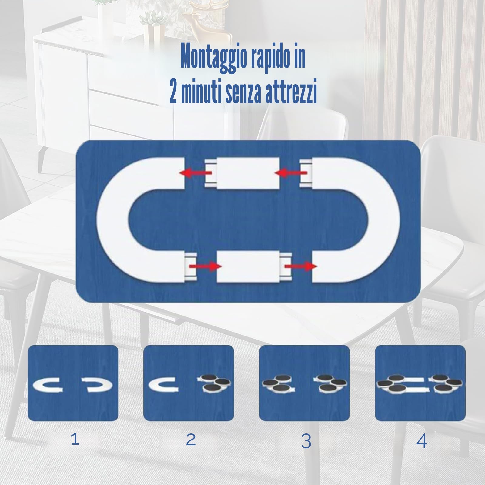 Lazy Susan - Giradischi per tavolo da pranzo, vassoio girevole per piatti rotanti, espandibile, per cucina e tavolo da pranzo, tazza portatile per cibo (A)