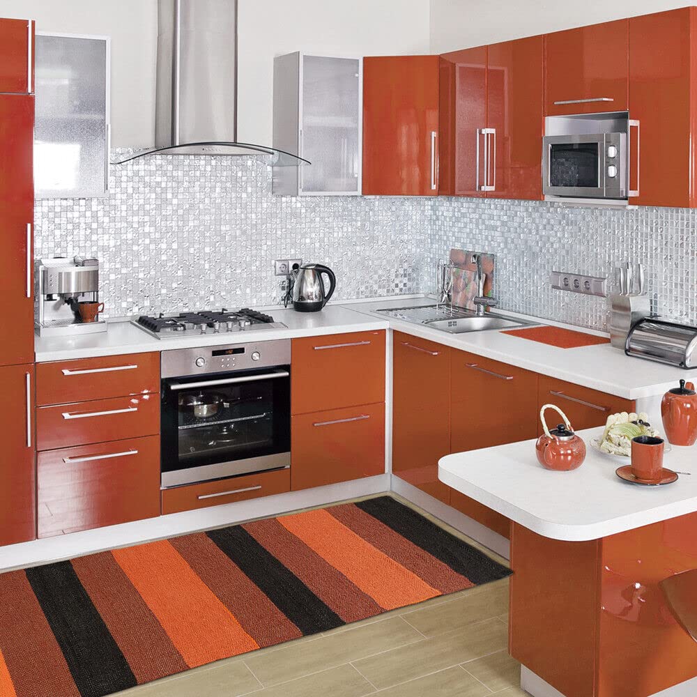 Tappeto In Cotone Paprika 50x110cm - Assorbente, Lavabile, Per Cucina/Bagno/Camera - Foto 5