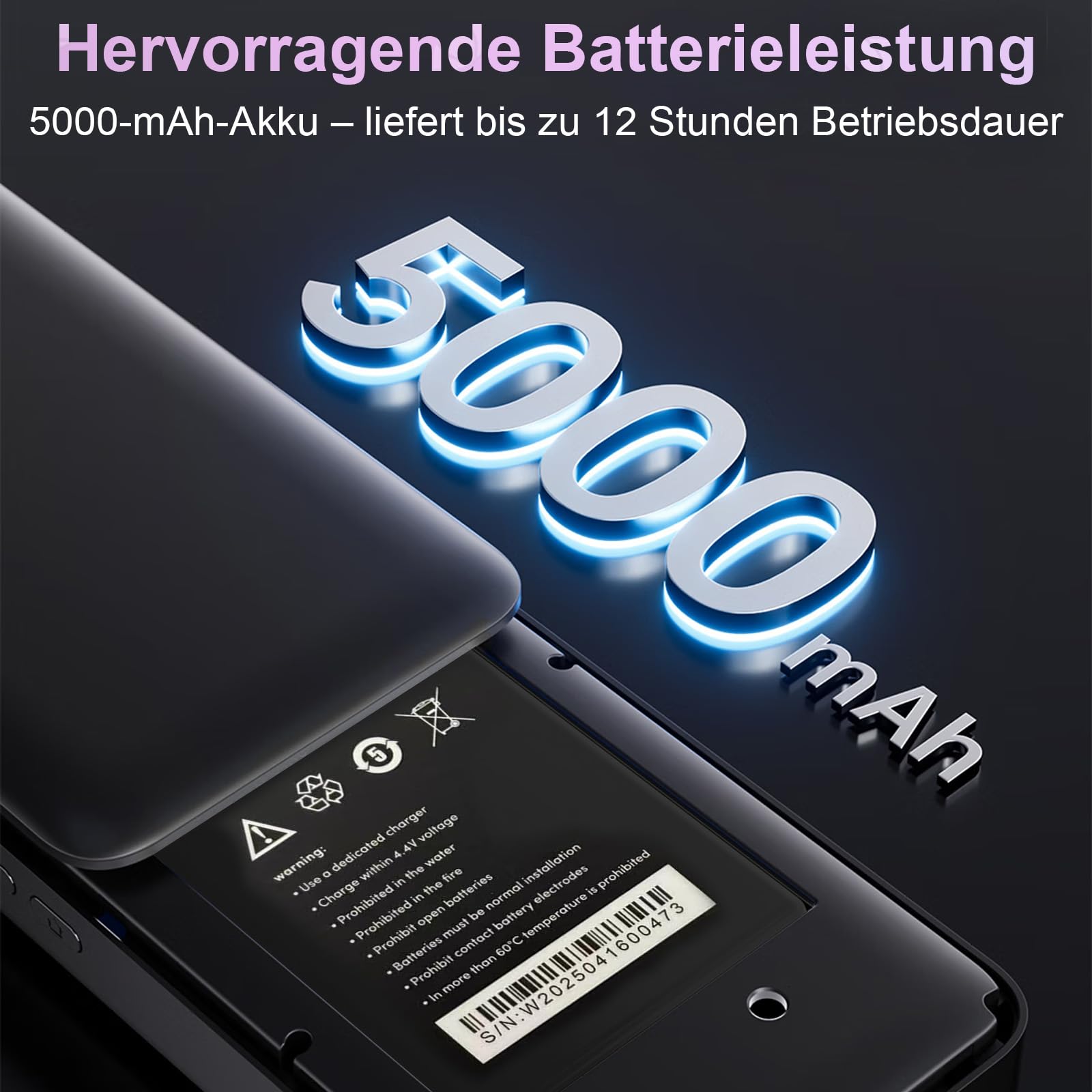 5G Wi-Fi 6E tragbarer WLAN-Hotspot Router-Bis zu 2,7 Gbit/s, 5000mAh Dual-Band 5G WLAN mit Abdeckung in über 200 Ländern, Nano-SIM-Karten Slot, Verbindung zu bis zu 16 Geräten