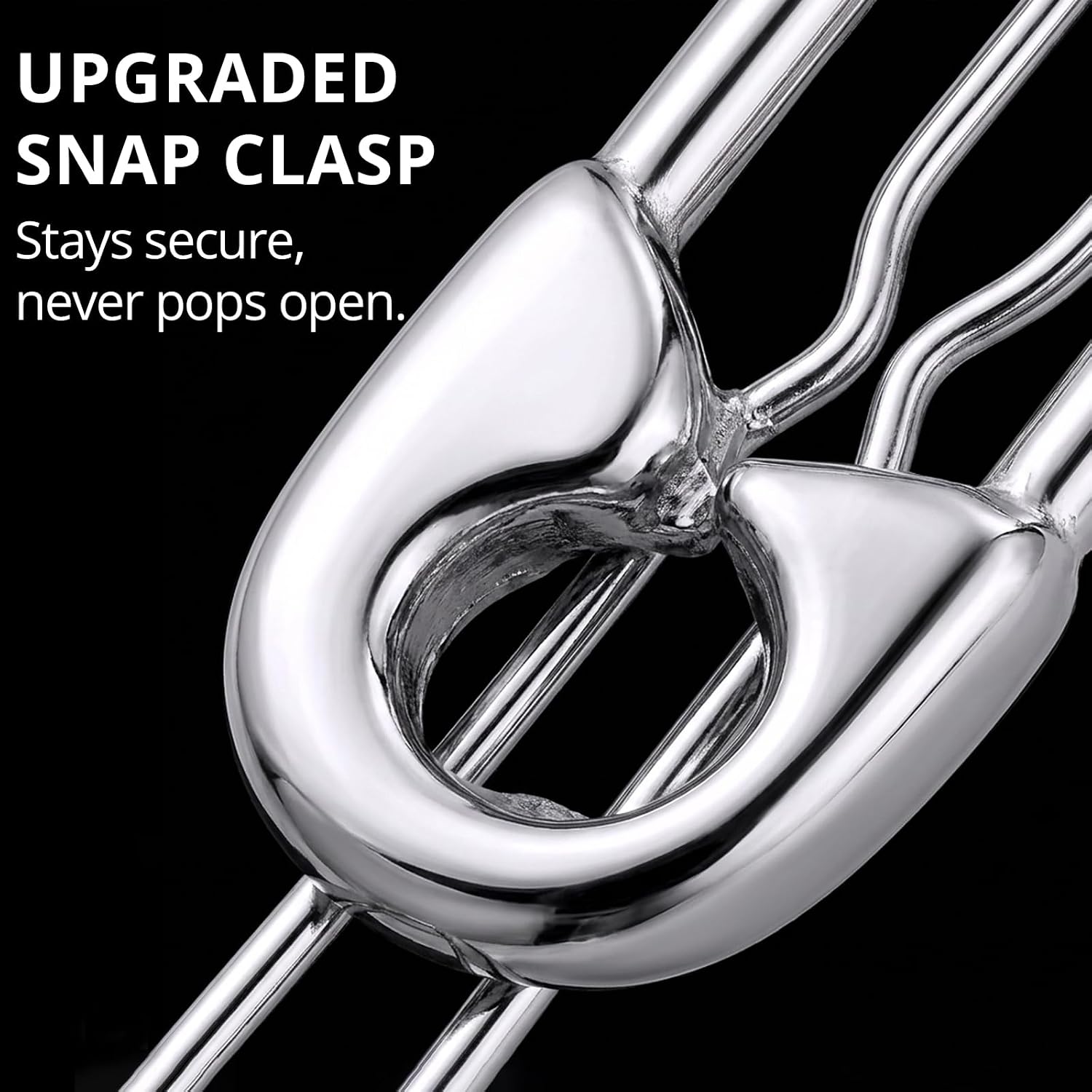 12 Pack Safety Pin Hair Clip, 2-Inch Goth Hair Accessories, Silver Metal Hair Clips Y2K for Women, Alt Punk Grunge Rave Cute Barrettes, Strong Hold Snap Jewelry image 4