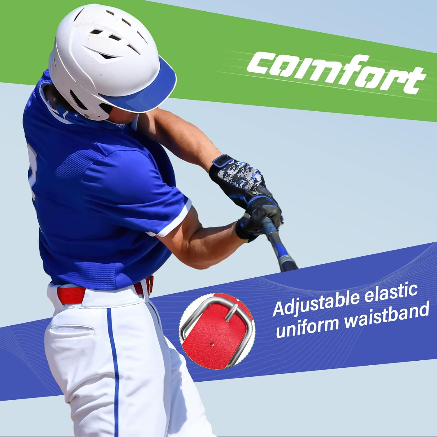 Hercicy 12 Pcs Baseball Belts Softball Belts Bulk for Adult and Youth Adjustable - Image 5