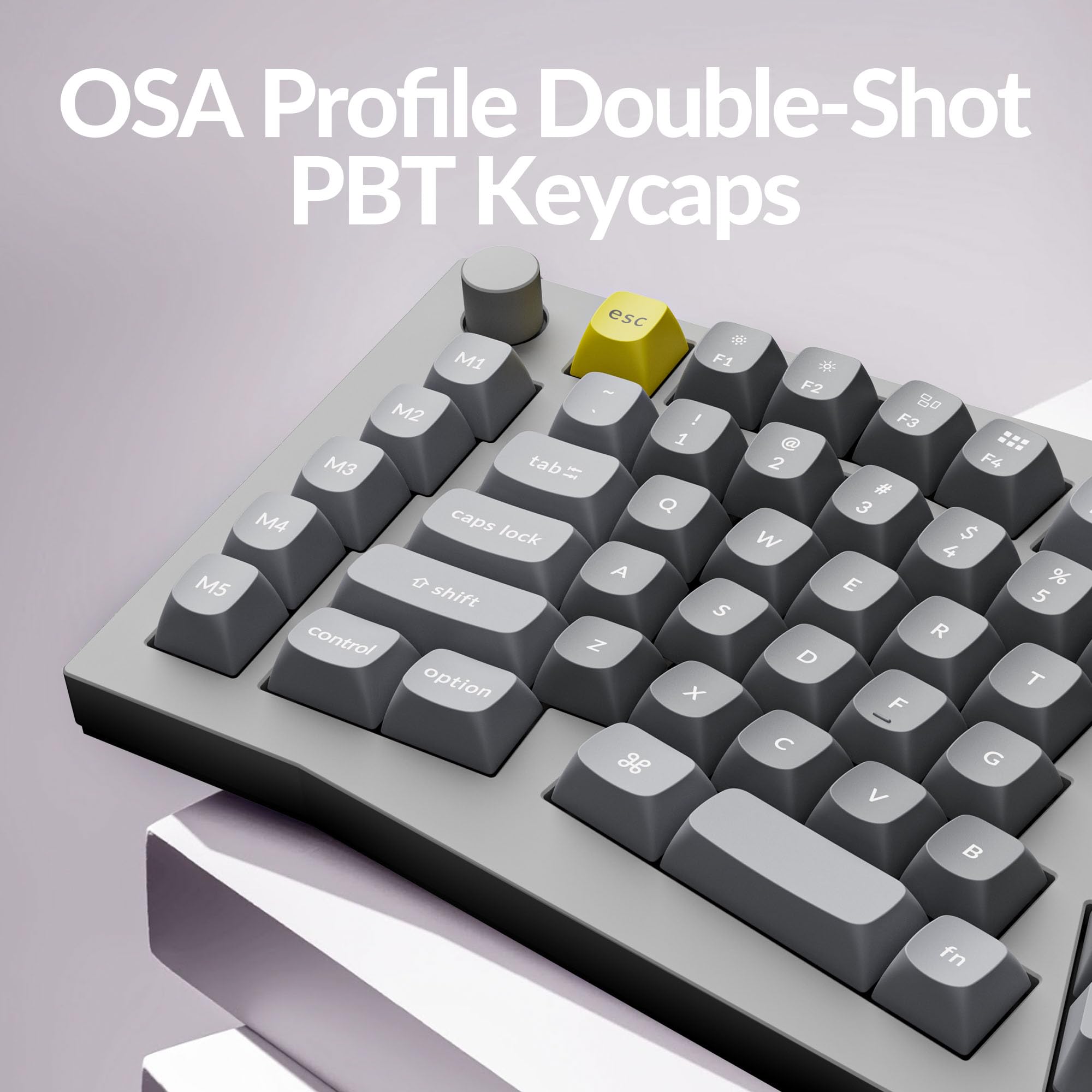 【Keychron】Q10 QMK/VIA キーボード US配列 シルバー Amazon.com: Keychron Q10 Wired Custom Mechanical Keyboard Knob