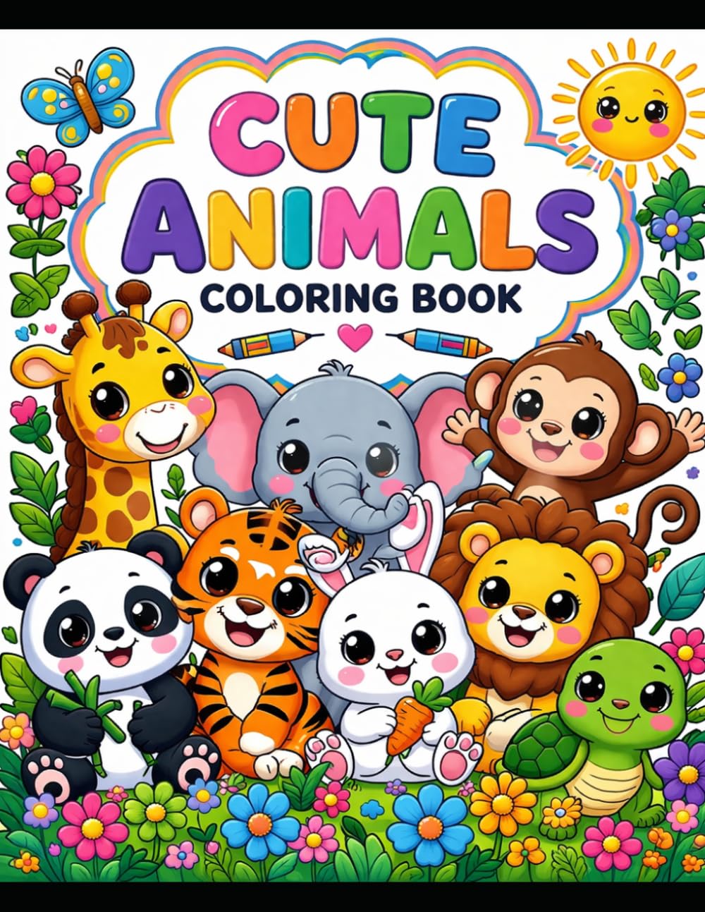 A FUN COLOURING BOOK FOR KIDS AGED 3 TO 6