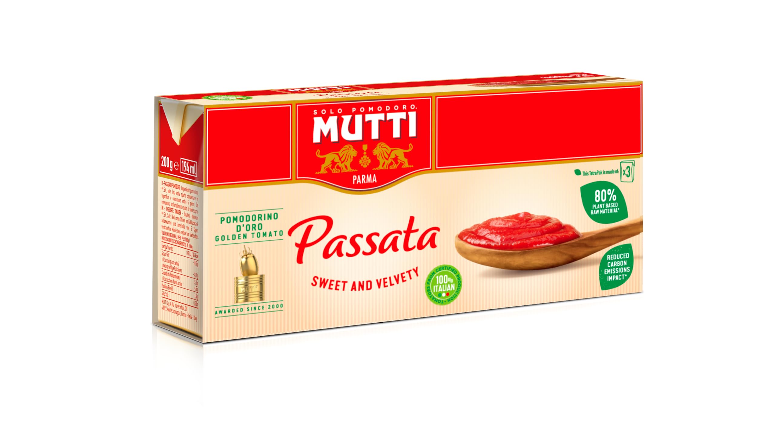 Mutti Tomato Passata 3 x 200g