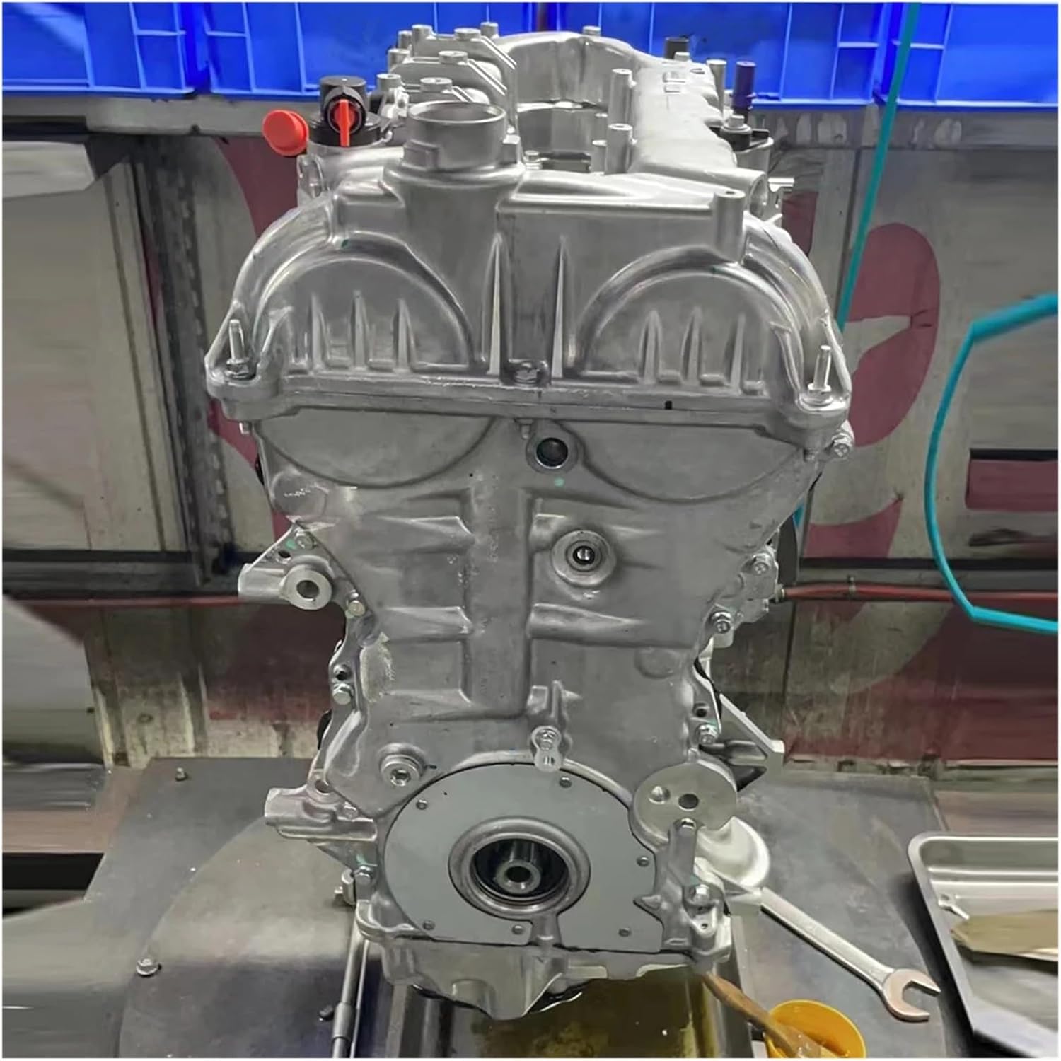 YS 45-F.R 後方排気エンジン YS 45FR エンジン・チェーンマフラー付き