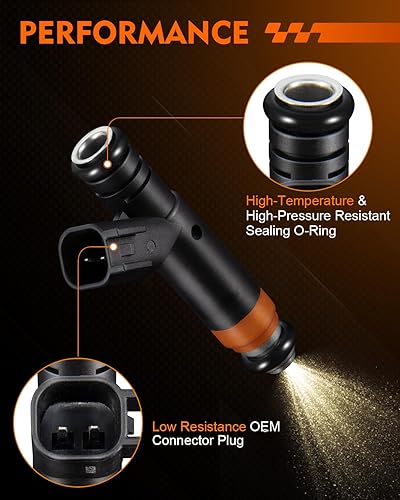 Miniatura 3 de Inyectores de combustible FJ460 4.2L V6 se adapta a Ford F150 1999-2003 F150 Heritage 2004, E150 2002-2003, E150 EonolineE150 Econoline Club