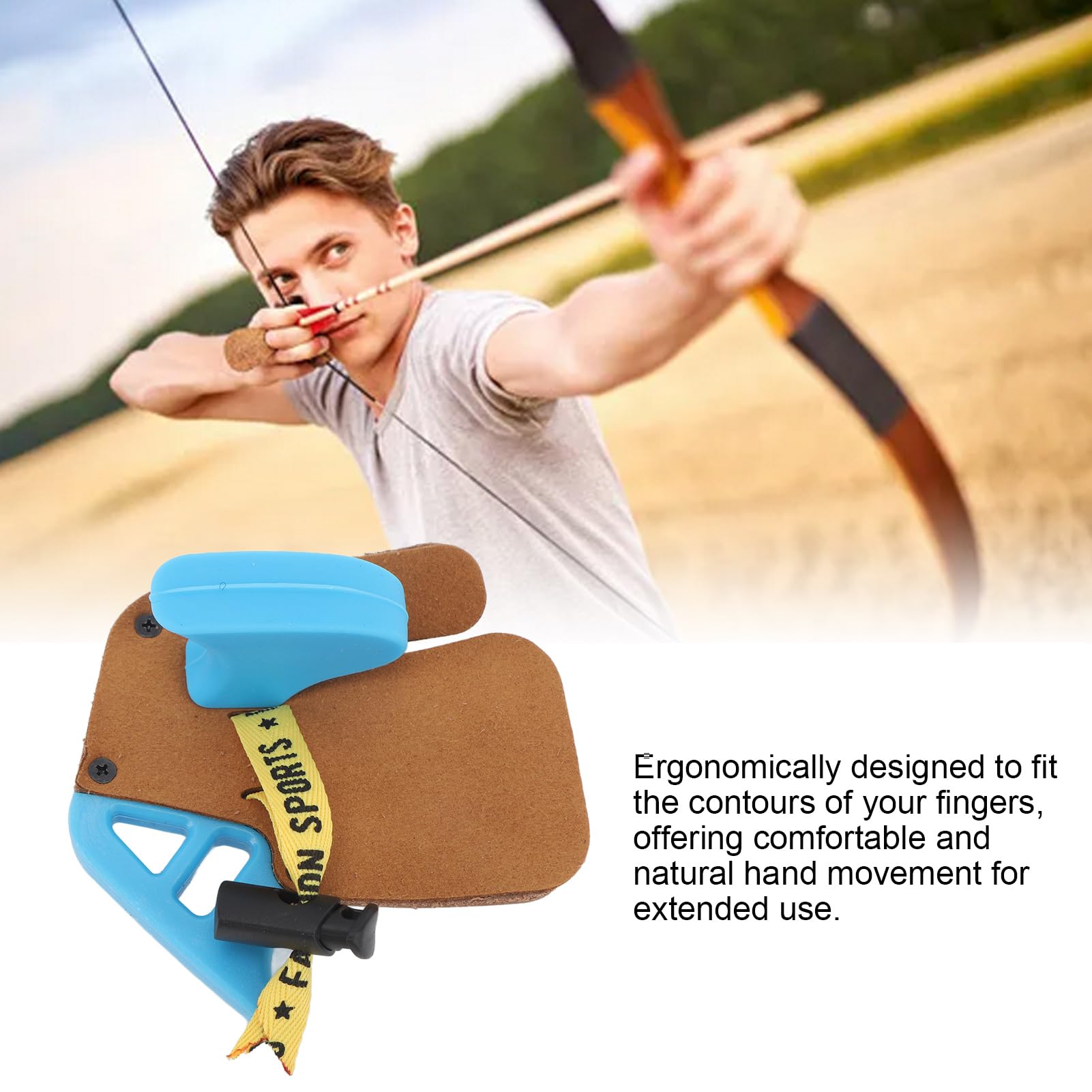 Onglets de Protection des doigts pour tir à l'arc, Double