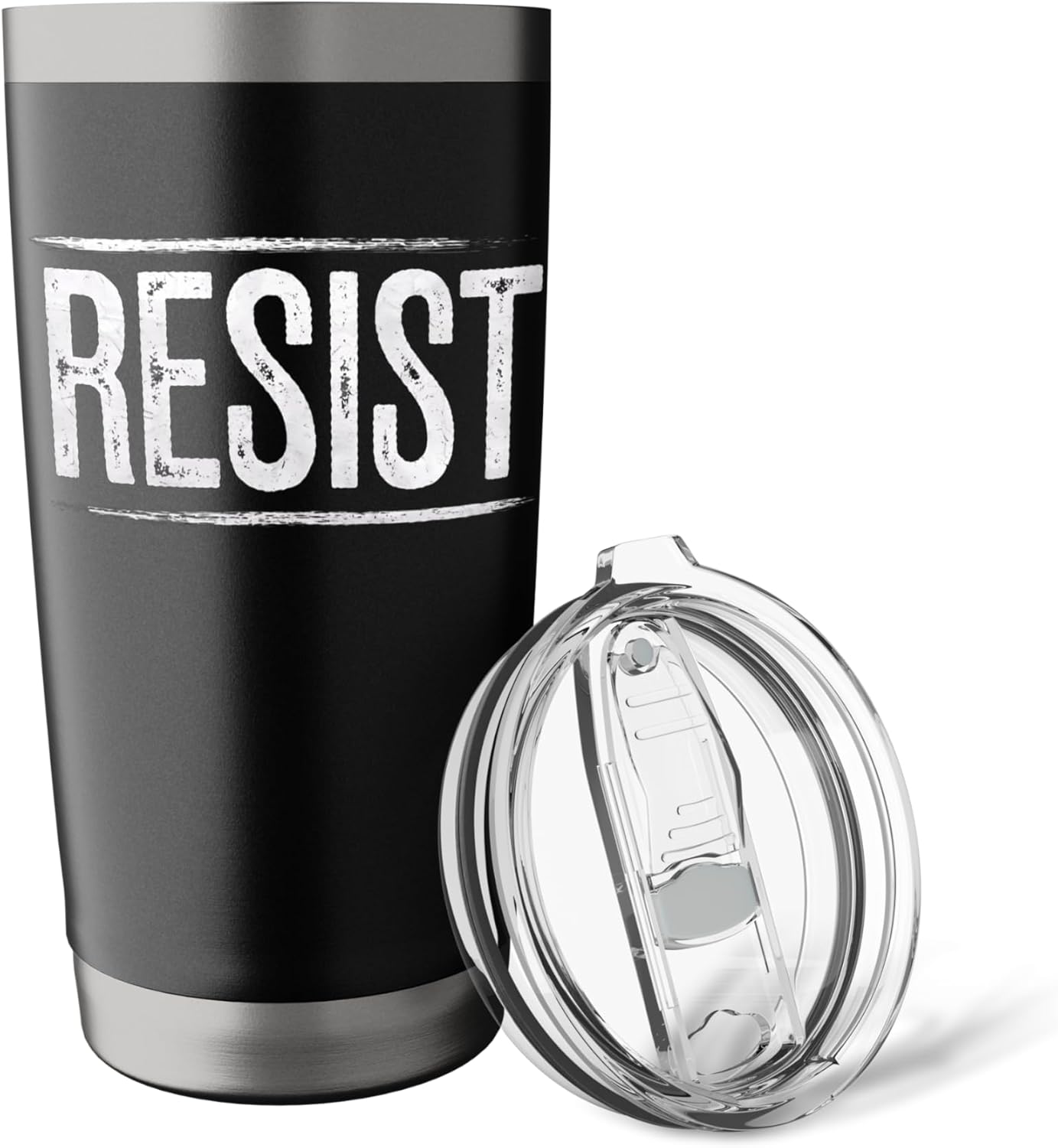Resist | Impeach Trump | Anti Trump Stainless Steel Insulated Tumbler - Image 5