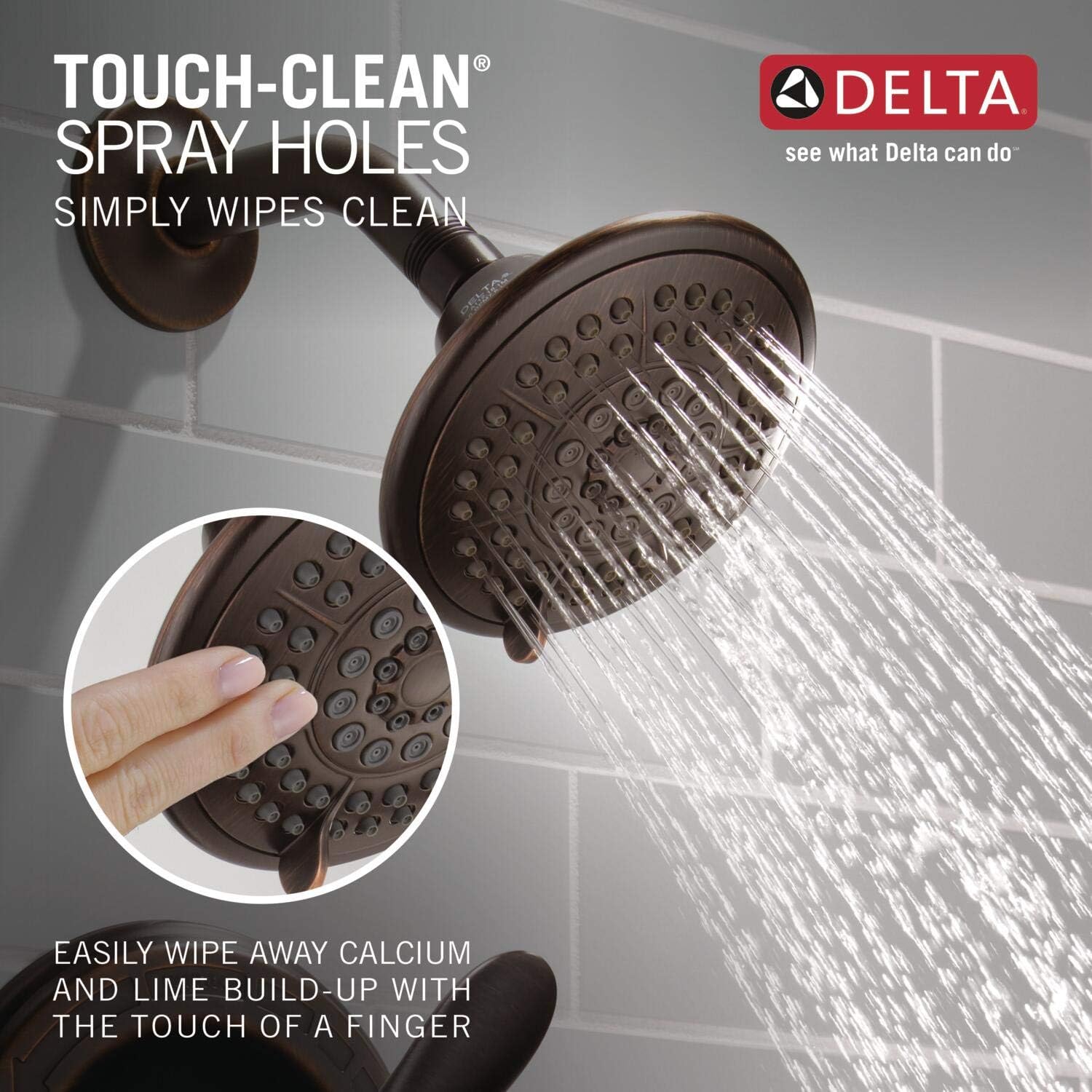 Crazy Deals Delta Faucet Lahara 14 Series Single-Handle Shower Faucet, Shower Trim Kit with 5-Spray Touch-Clean Shower Head, Venetian Bronze T14238-RB (Valve Not Included) 80% Off Discount Delta Faucet Lahara 14 Series Single-Handle Shower Faucet, Shower Trim Kit with 5-Spray Touch-Clean Shower Head, Venetian Bronze T14238-RB (Valve Not Included)