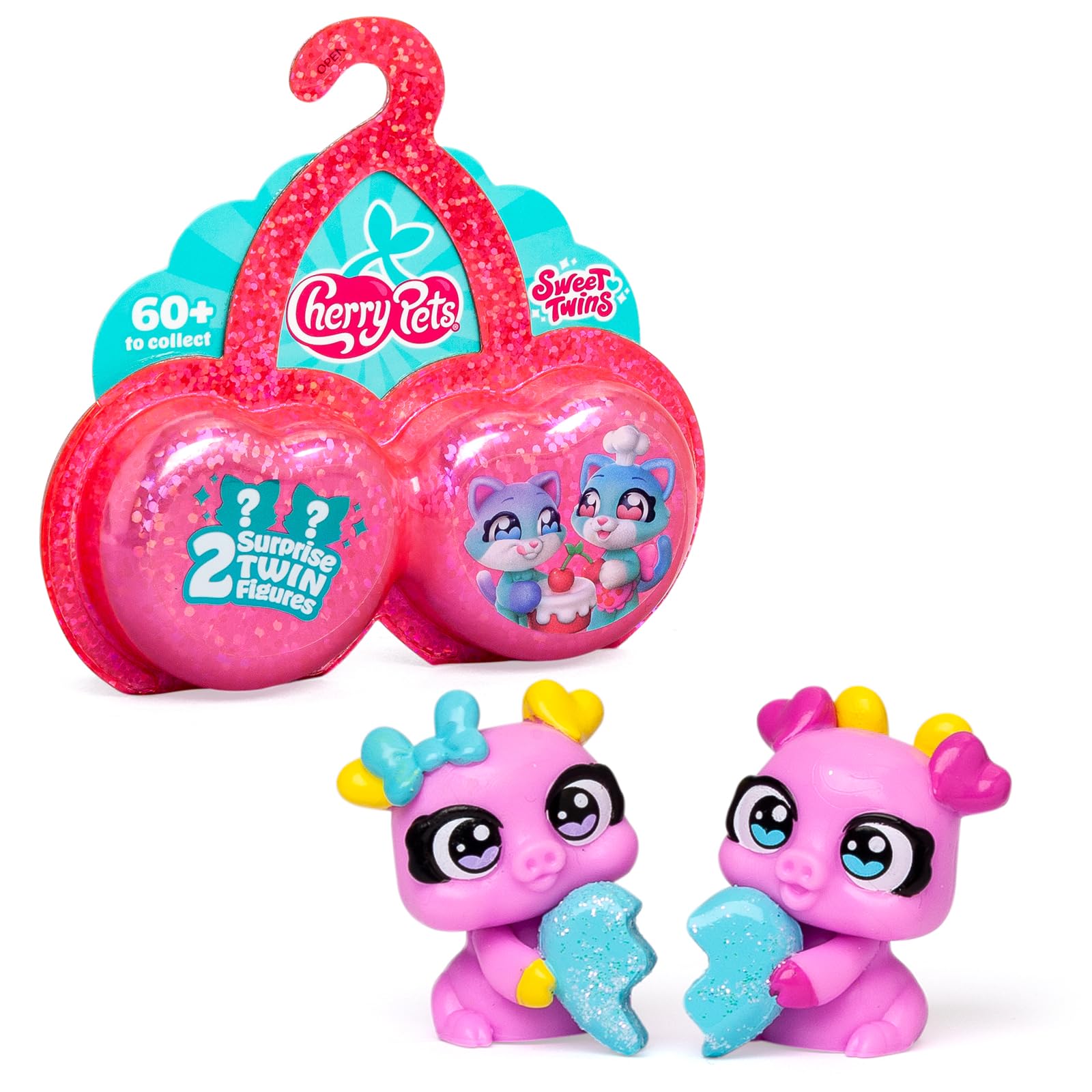 Sweet Twins Series – Twin Pack. Incluye 2 Figuras coleccionables gemelas Sorpresa y 1 Checklist.