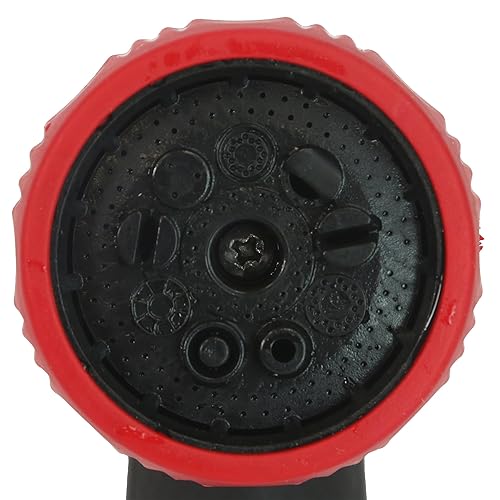 Miniatura 2 de Chapin 46847 Boquilla rociadora de manguera de jardín de 9 patrones con agarre trasero de gatillo, conexión roscada para manguera de jardín