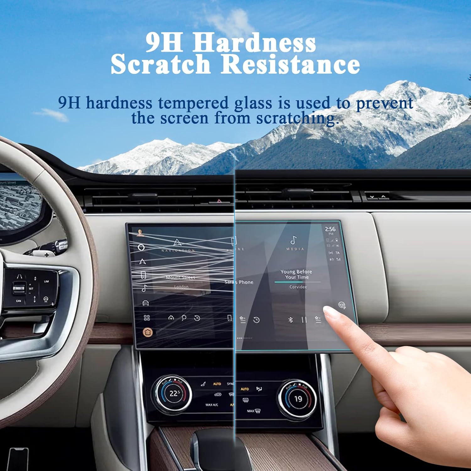 r ruiya 2023 land rover ran ge rover screen protector car navigation screen protector for 2023 ra nge rover pivi pro infotainment system 13 1 touchs