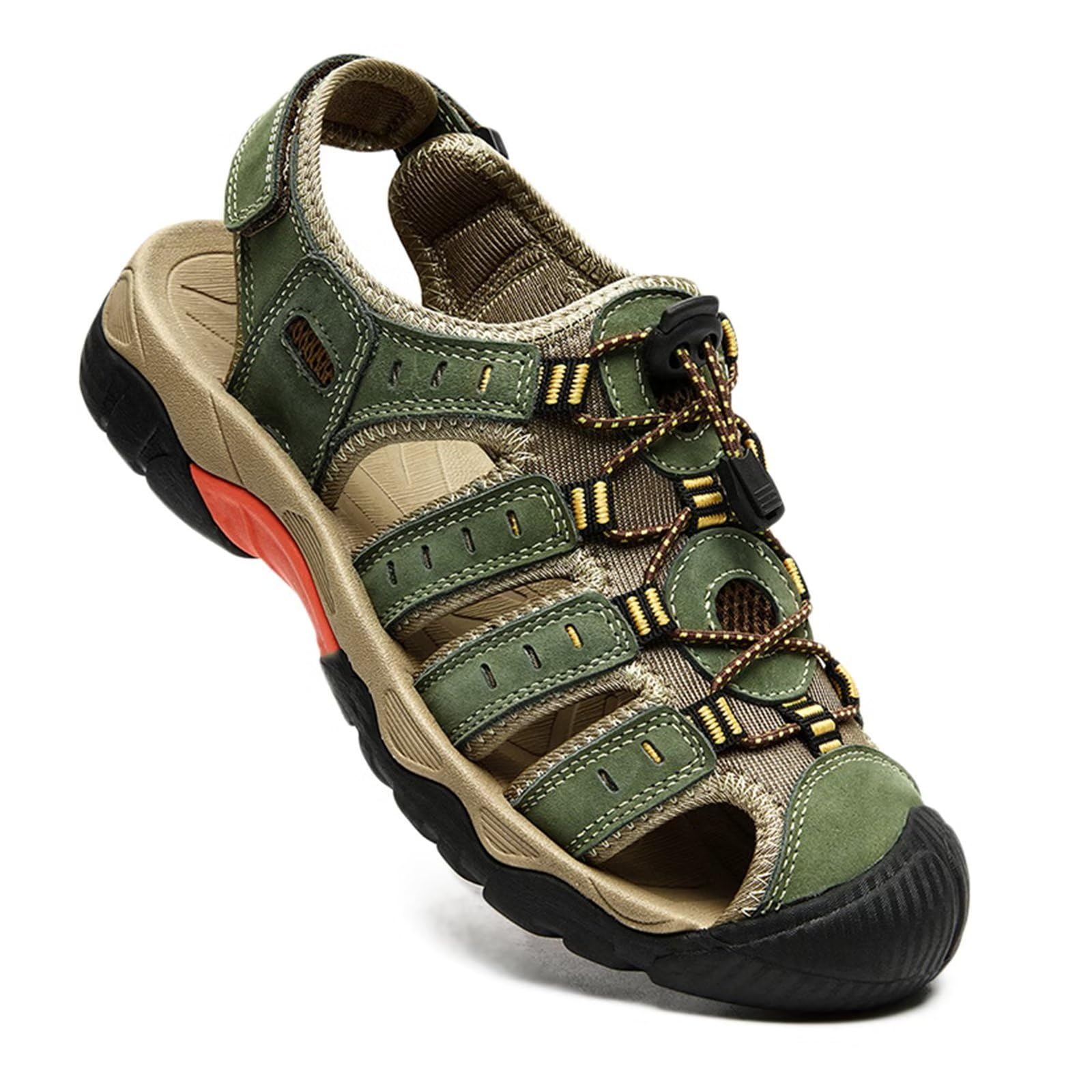 Sandale de sport homme respirantes avec bout fermé ‎Chaussures plage,Plein Air,Randonnée,Sandale Trekking Homme été