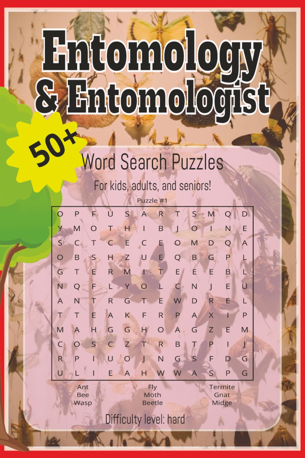Entomologist & Entomology Word Search Puzzles: Warlock approved for kids, adults and seniors.