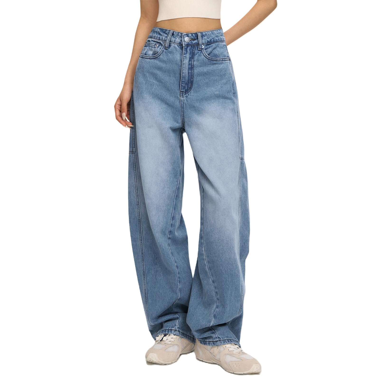 Women's Wide Leg Stretchy Curve Denim