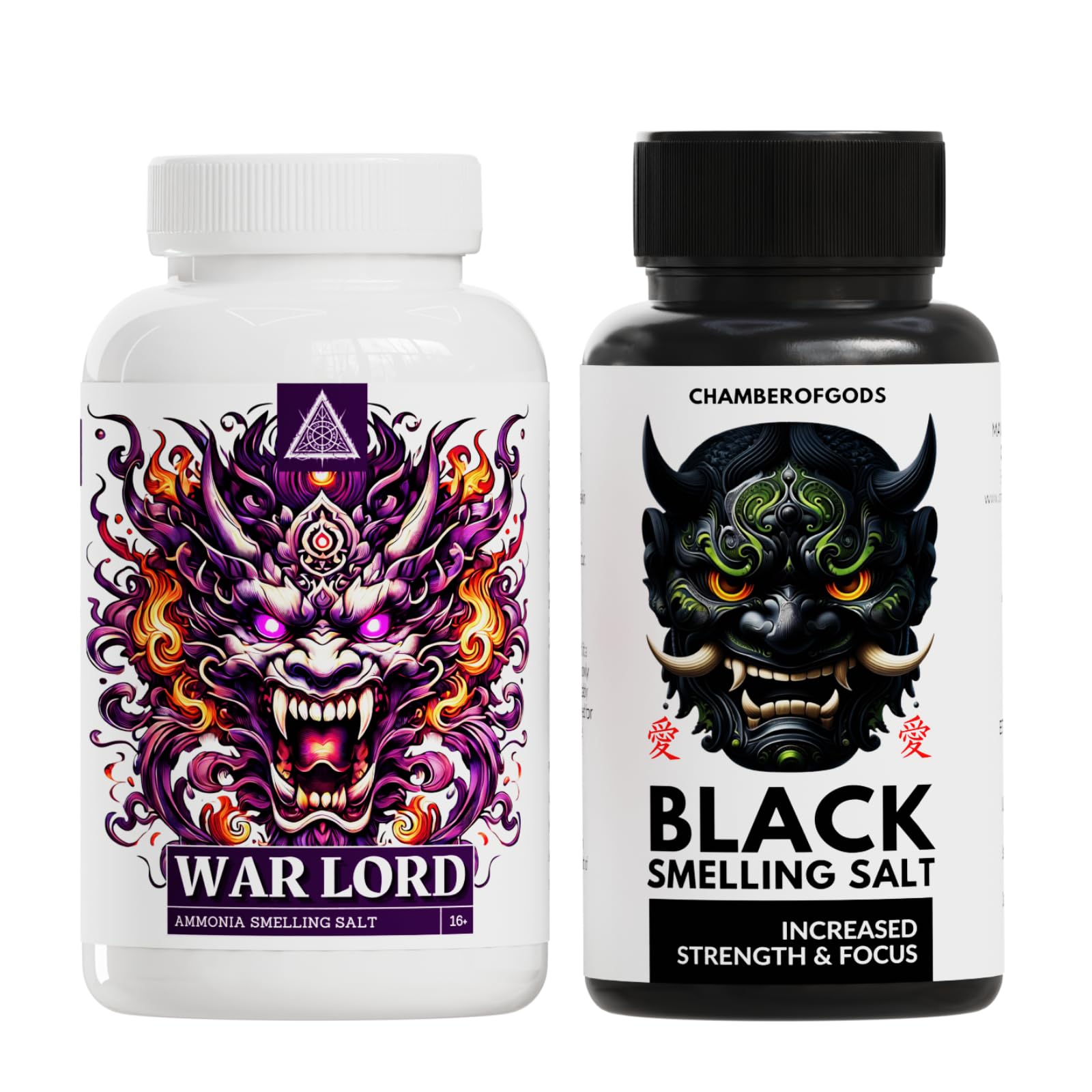 Chamberofgods Warlord Smelling Salt & Black Salt Bundle | Ammonia Smelling Salt for Powerlifting & Gym | Smelling Salts for Gym Athletes-picture-18