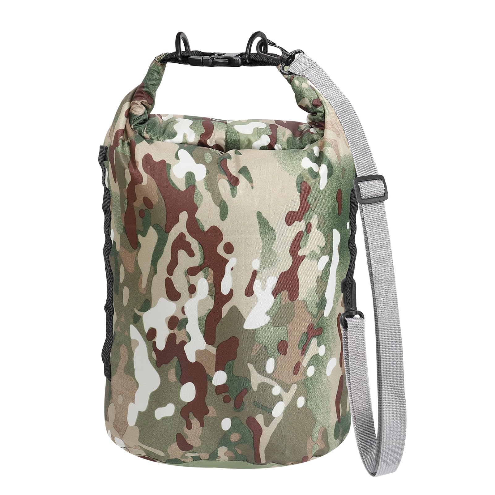Amengsen Dry Bags Waterproof Dry Sacks Camouflage Small Lightweight Dry Bag with Strap for Paddle Board Kayaking Fishing Camping Hiking (10L)