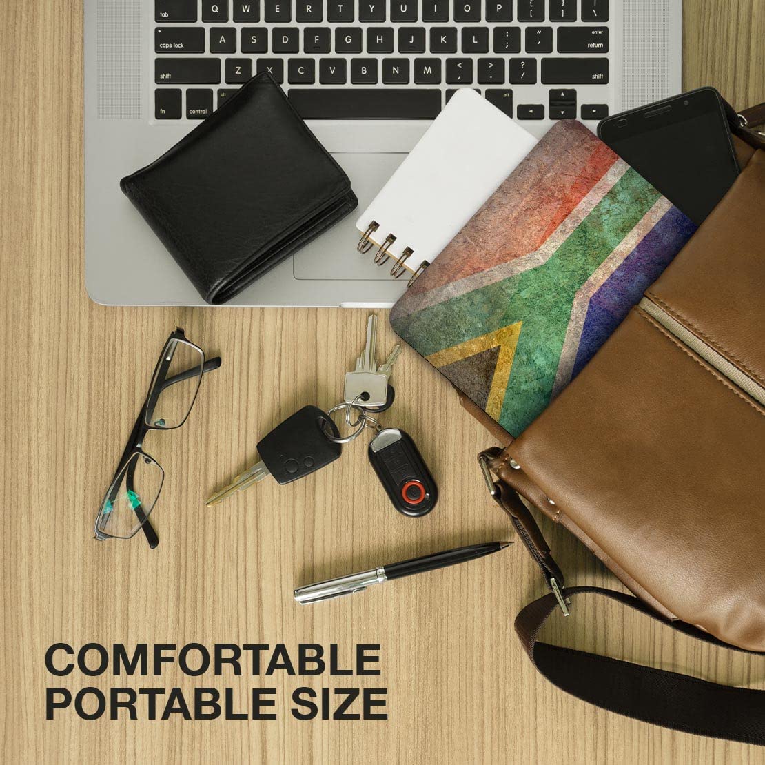 Computer Mouse Mat Pad - BW - Military Radar Screen Home Office PC Desk Accessory Flexible Fabric Top Large 5mm Laptop Desktop Printed Art Ergonomic 37496