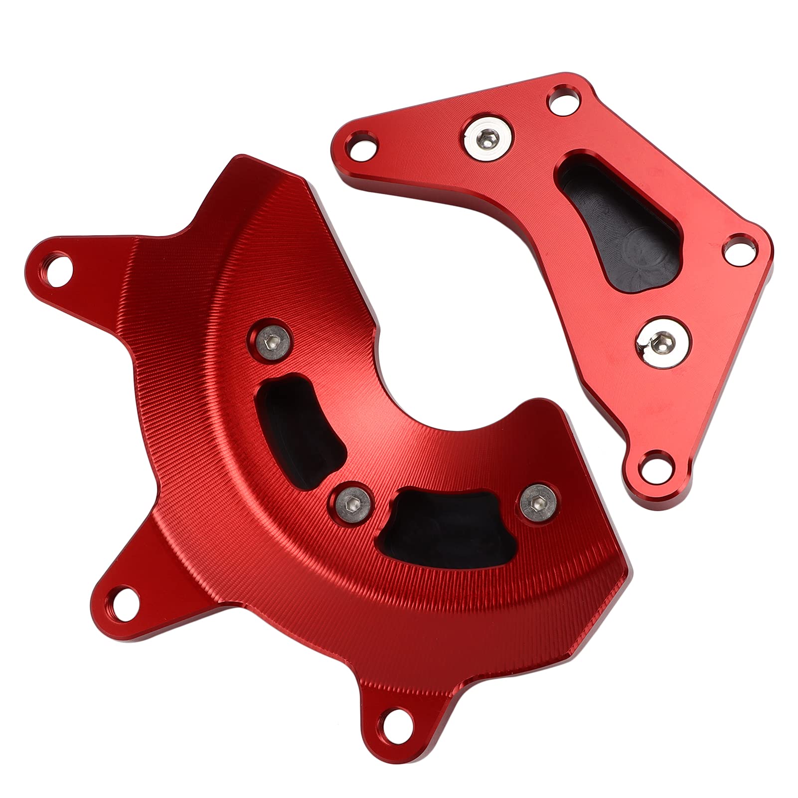 Cursore Copertura Motore per R6 YZF R6 2019-2021, Protezione Crash in Alluminio Durevole, Accessorio Moto Resistente Agli Urti, 2 Unità (Allevato)