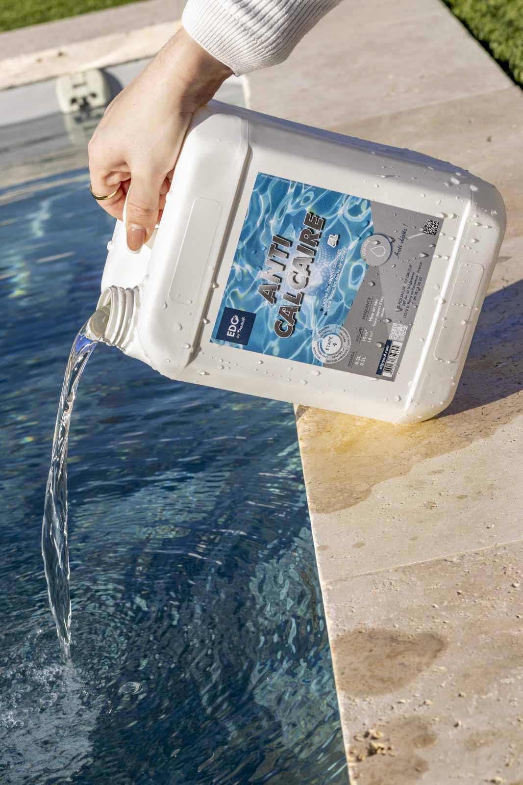 Anti-Calcaire Liquide 5L Anti-Tartre Piscine Spa Haute Performance