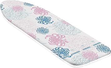 Leifheit Cotton Comfort L/Universal Ironing Board Cover, for max. 140x45cm, for steam irons, Iron Board Cover with thick cotton padding and elasticated waistband