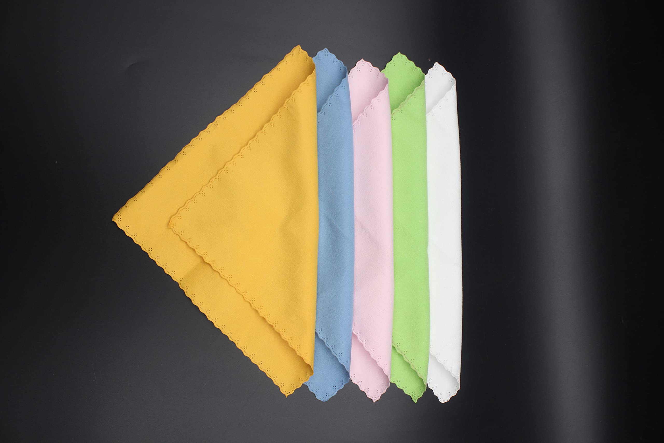 Alnicov Lot de 5 chiffons de nettoyage universels en microfibre pour instrument de musique, guitare, violon, piano, clarinette, trompette, saxophone (mélange de couleurs)