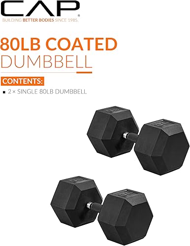 Miniatura 268 de CAP Barbell - Mancuerna recubierta Varias opciones de pares y conjuntos