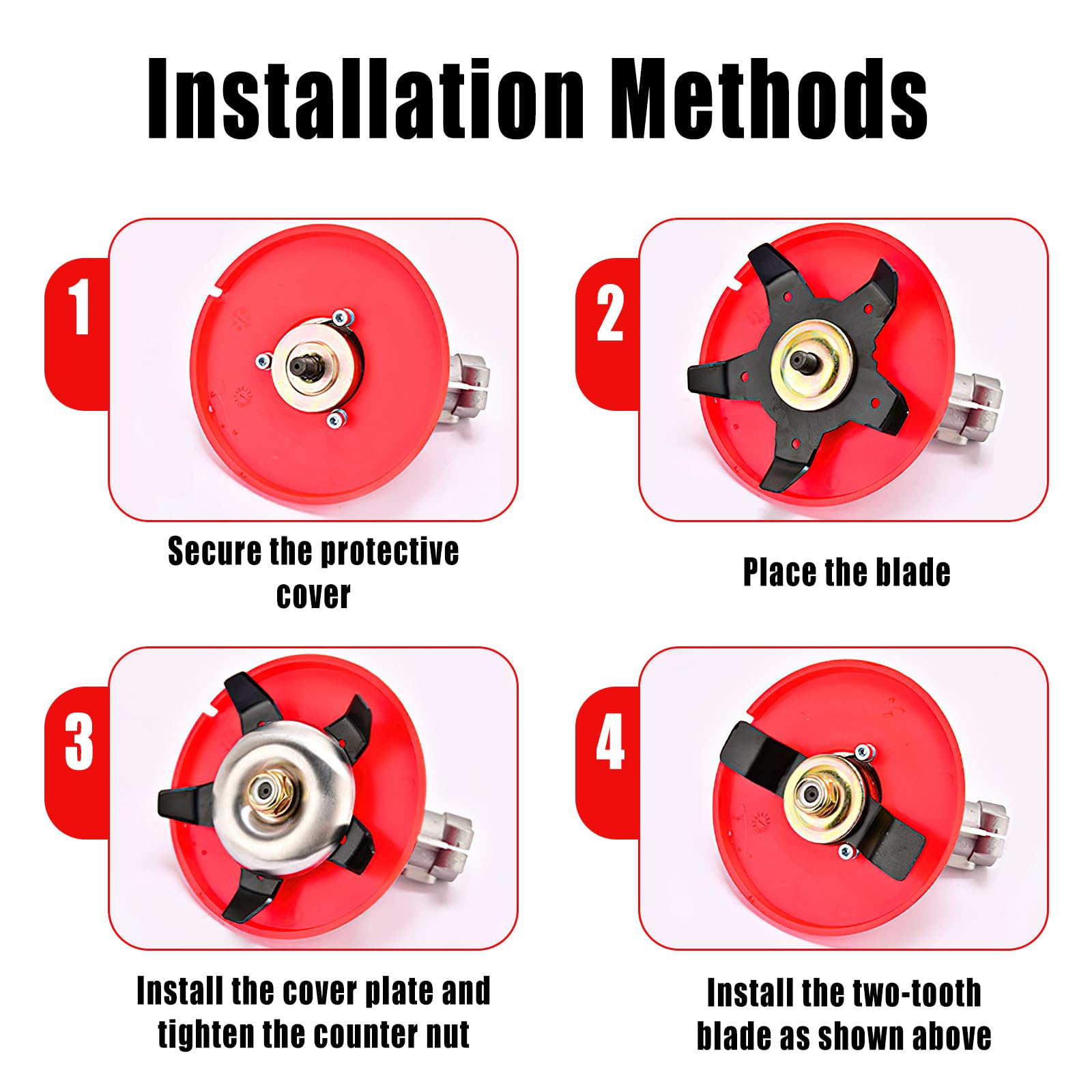 Lame 3 Dents, ACTOYS Lame Débroussailleuse Ronce, Lame De Débroussailleuse Universelle, Disque