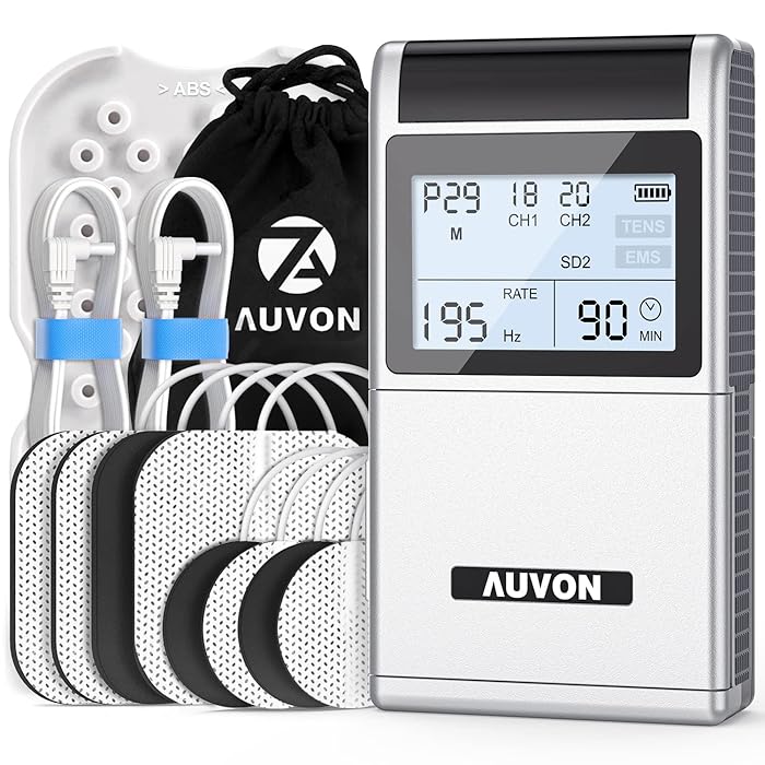 Buy AUVON 29 Modes Digital TENS Unit Muscle Stimulator for Pain Relief, Dual Channel Tens