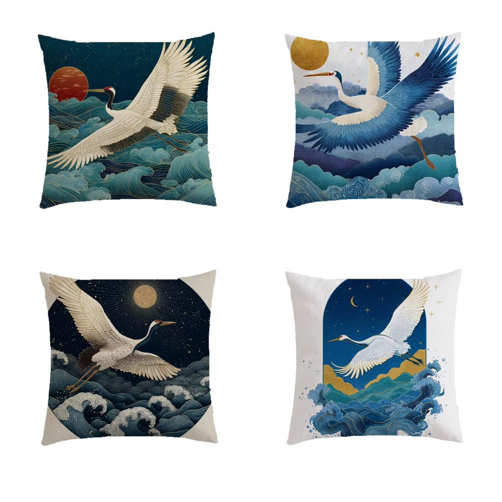 Housse coussin exterieur imperméable turquoise 50x50cm anti-tache