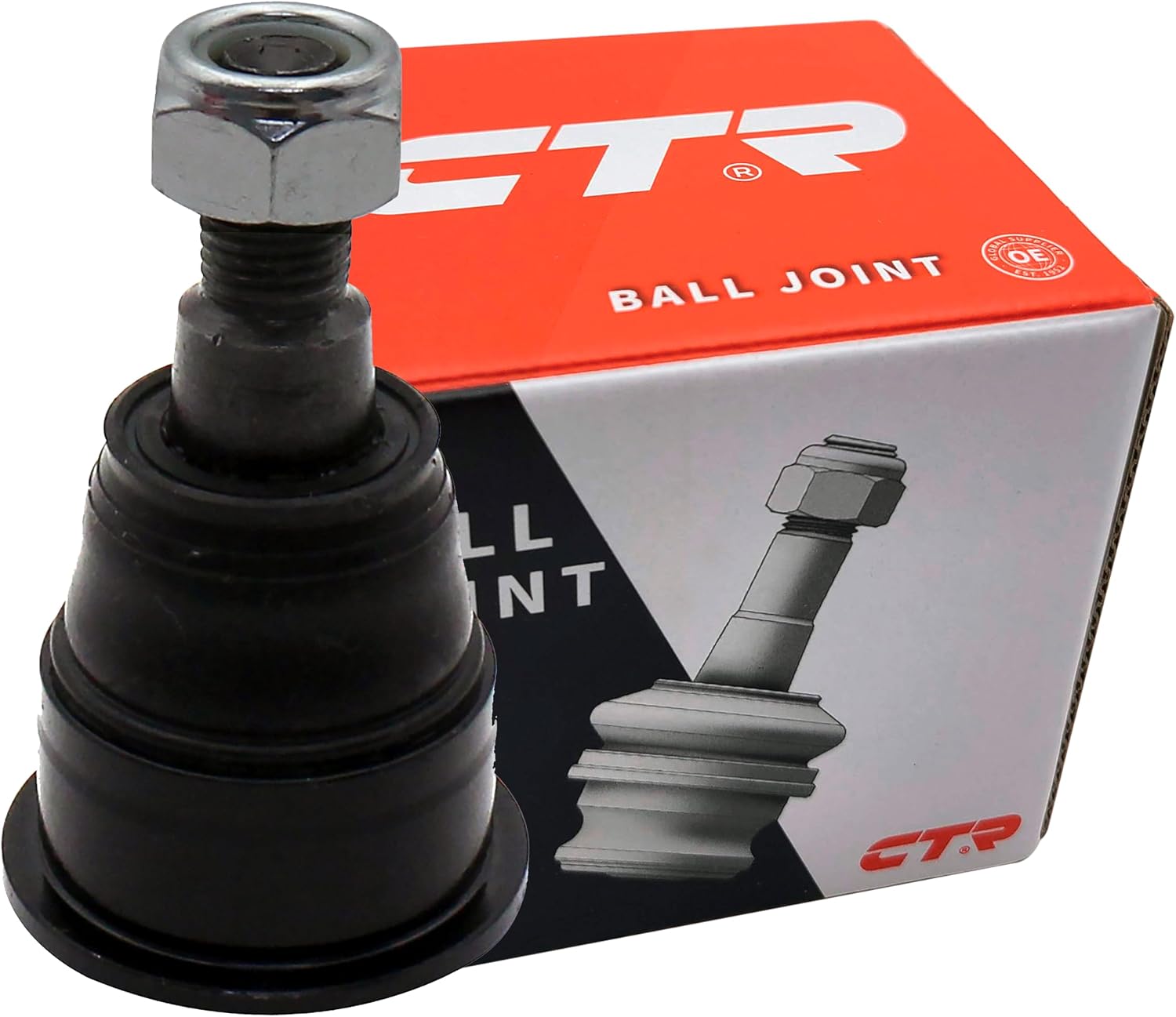CTR CB0137 [OE Supplier] Front Lower Ball Joint Compatible with Acura, Honda Vehicles - Replaces 51210-S6M-A00, 51215-S6M-A00, 51220-T2A-305,