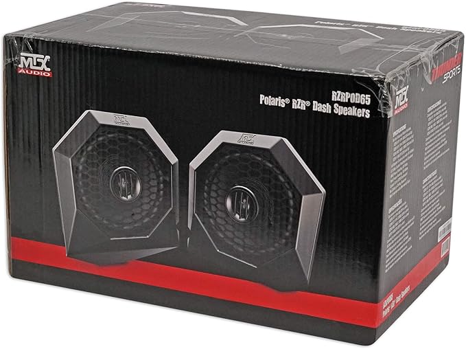 Parlantes MTX RZRPOD65 6.5" 130W para Polaris RZR + Boombox Bluetooth Rockville miniatura 7