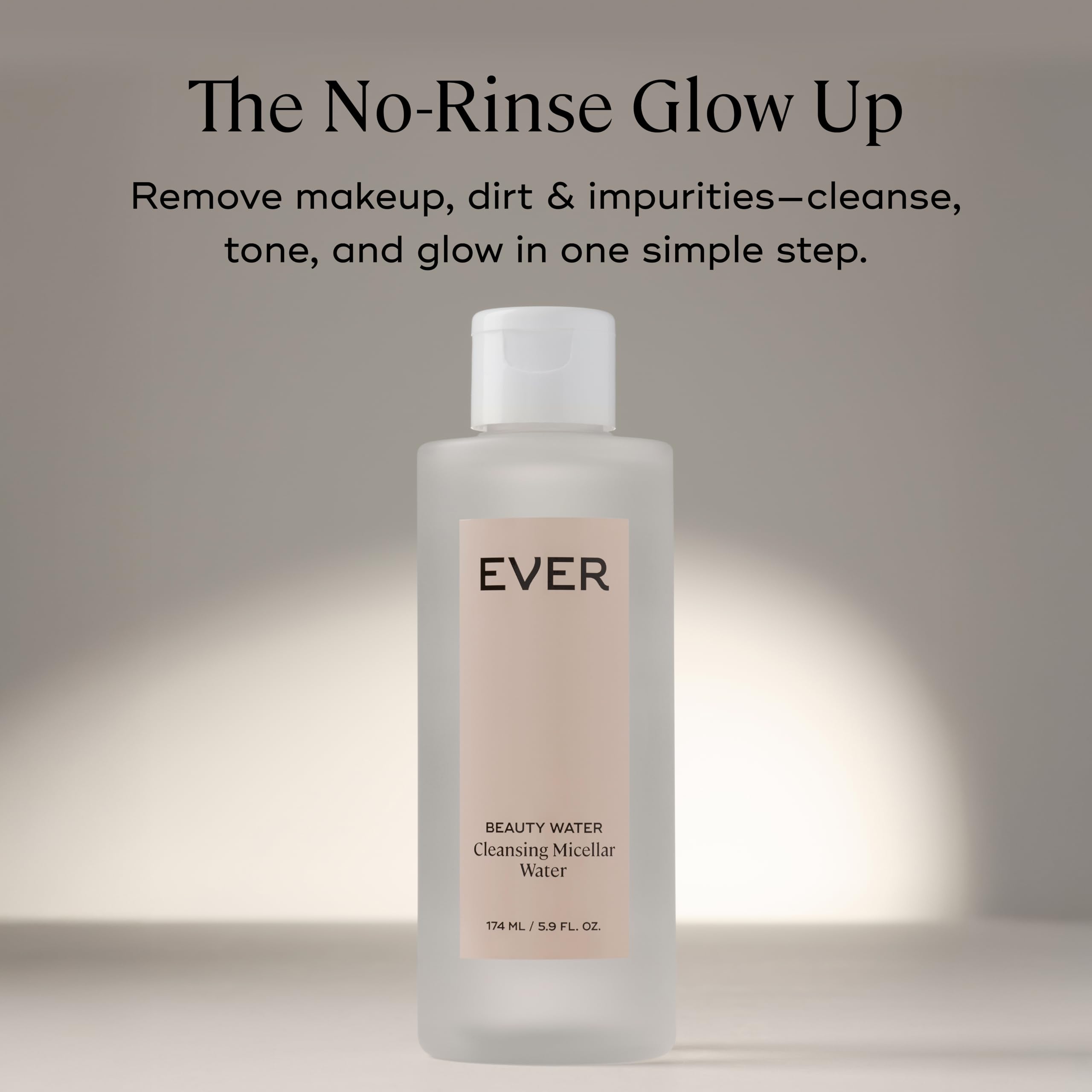 Beauty Water - Agua micelar limpiadora, removedor de maquillaje de ojos, limpiador de agua de rosas, removedor de maquillaje de agua para piel sensible 2