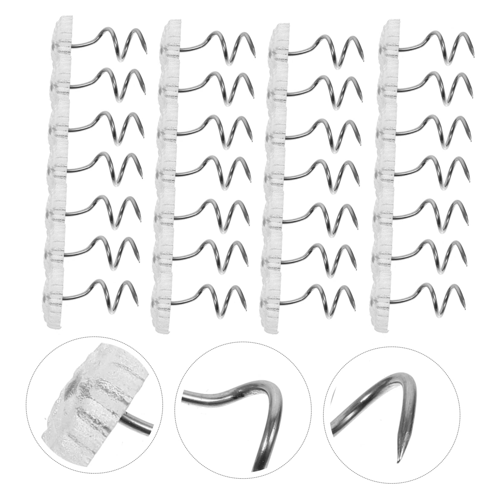 Lurrose 600pezzi Spilli Spirale Trasparenti Per Cucito e Decorazioni Artigianali Perfetti Per Bouquet Sposa e Corsage Facili Da Riporre e Trasportare