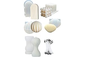 Velas Fragrance Molds Rainbow Silicone Candle Making Molds