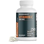 Bronson Vitamin C 500 MG Supports a Healthy Immune System & Antioxidant Protection, Non-GMO, 250 Vegetarian Tablets