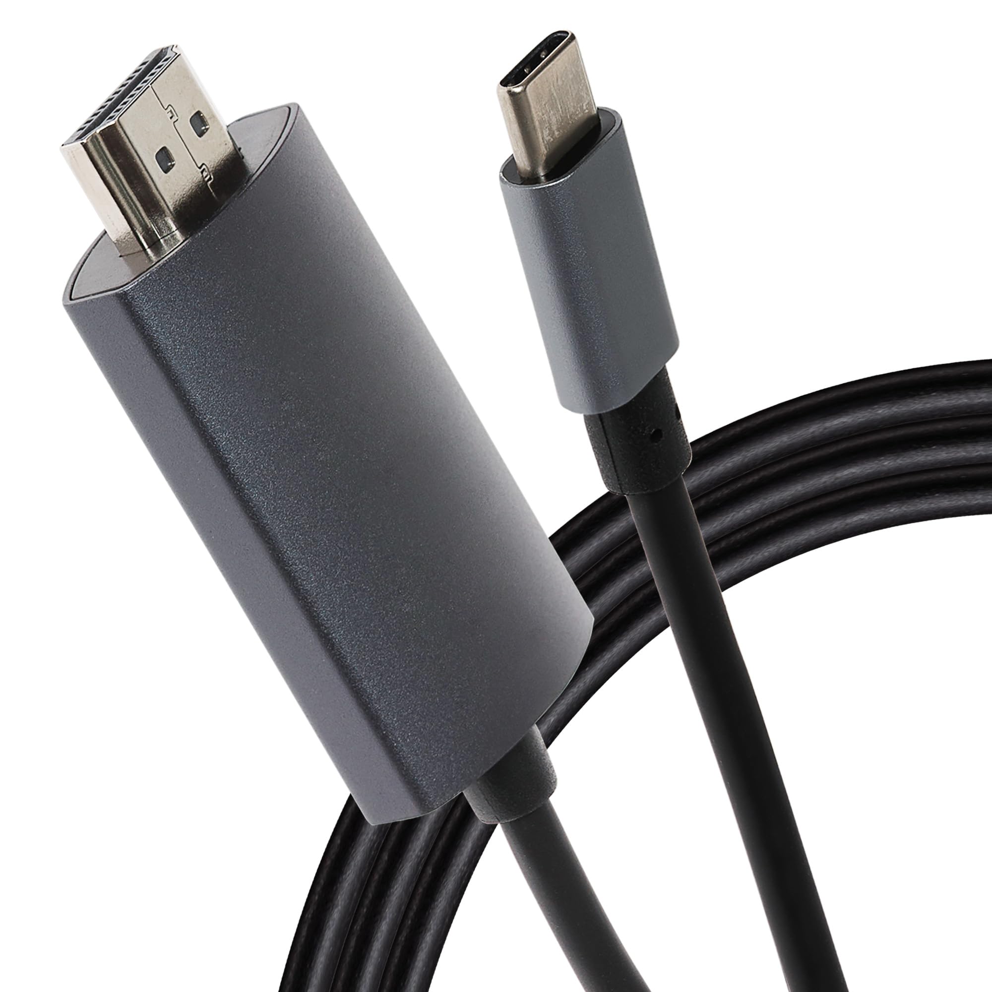 Maplin Usb-C To Hdmi Cable Ultra Hd 4K@60Hz 3.1 Aluminium Case 5M