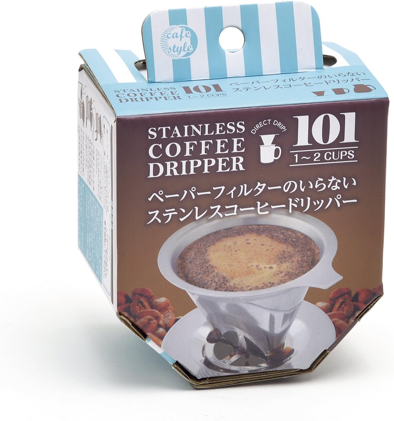 Strix Design SD-900 Paper Filter Free Stainless Steel Coffee Dripper for 1-2 Cups No Brush Needed, Double Layer Mesh Construction