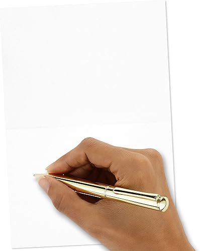 Miniatura 5 de Hallmark Paquete de 24 tarjetas en blanco surtidas, papel de aluminio rosa y dorado moderno