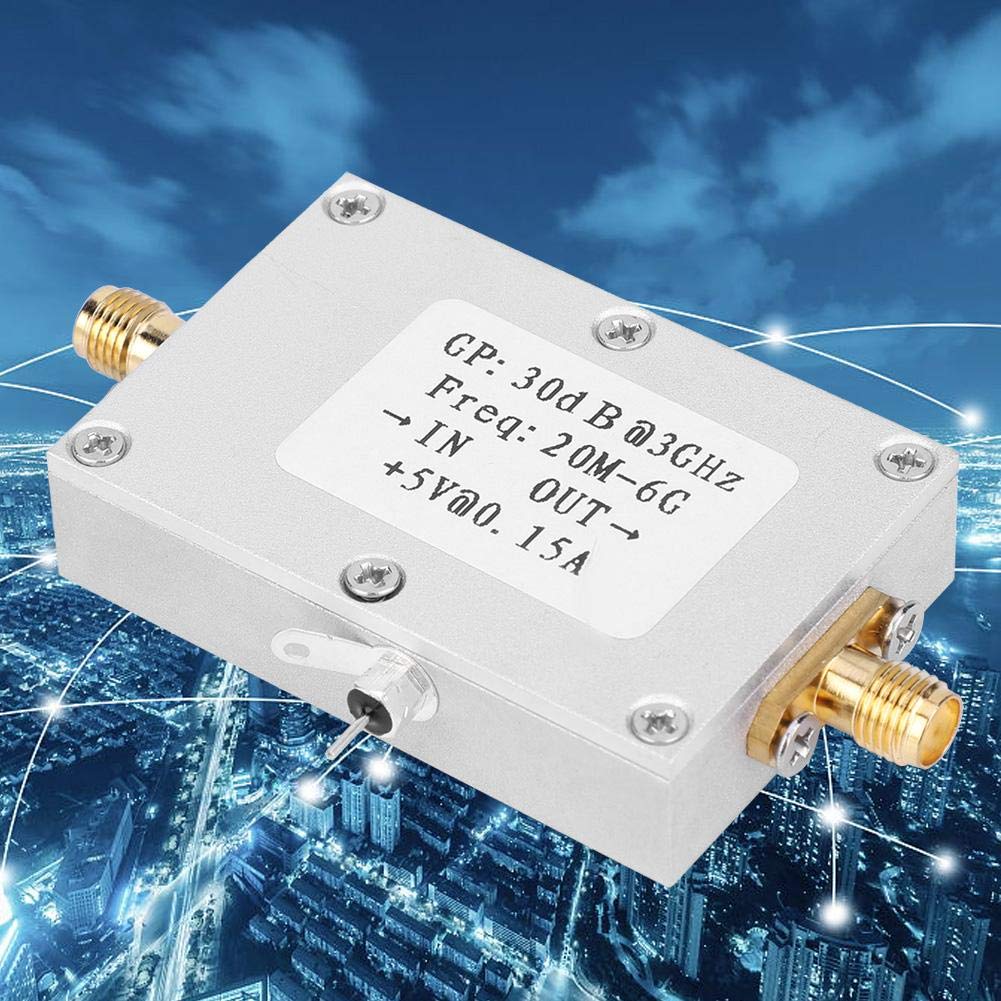 Amplificateur de signal RF à large bande à faible bruit 20M-6GHz 30dB, module de carte d'amplificateur de puissance 5V LNA, composants électriques