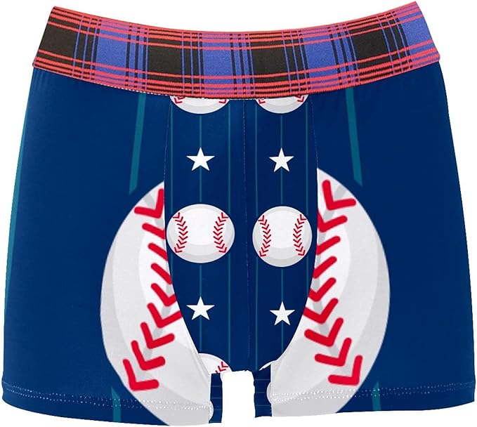 Men's Boxer Brief Soft Cozy Panties Stretch Breathable Underwear M