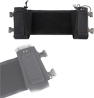 ZFFOZZ Sistema Modular de Extensión de Pecho MOLLE, Bolsa de Almacenamiento Multifunción, Organizador Portátil de Misión con Liberación Rápida(Black)