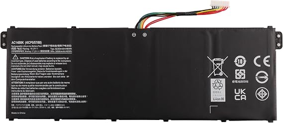 [NEW] AC14B8K Laptop Replacement Battery for Acer Aspire R5-471T R5-571T R5-571TG R5-571TG-7229 R7-371T N15W5 CB5-571 CB3-531 Swift 3 SF314-51 SF314-52 Nitro 5 AN515-51 AN515-52